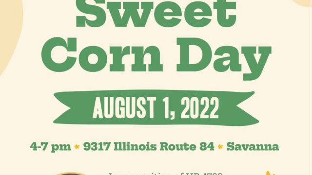 McCombie to host First Annual Sweet Corn Day on Aug. 1 in Savanna